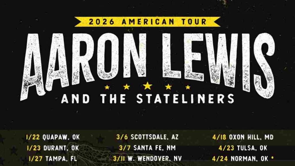 Aaron Lewis and the Stateliners Poster