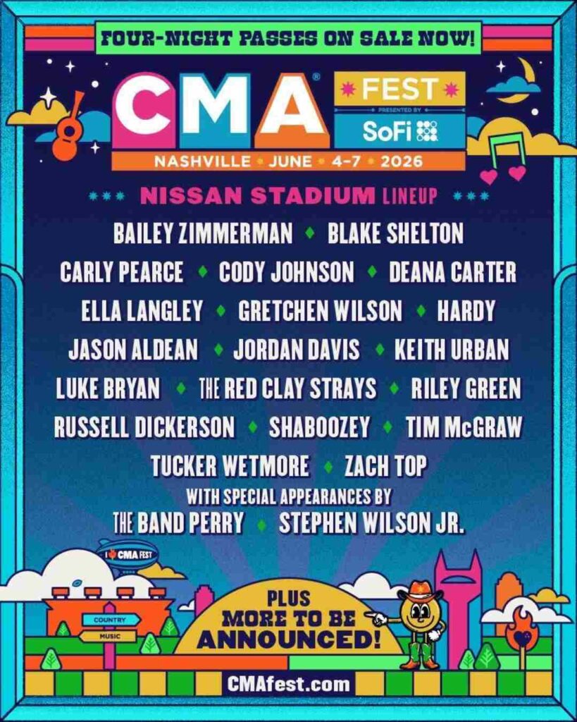 CMA Fest 2026 Lineup