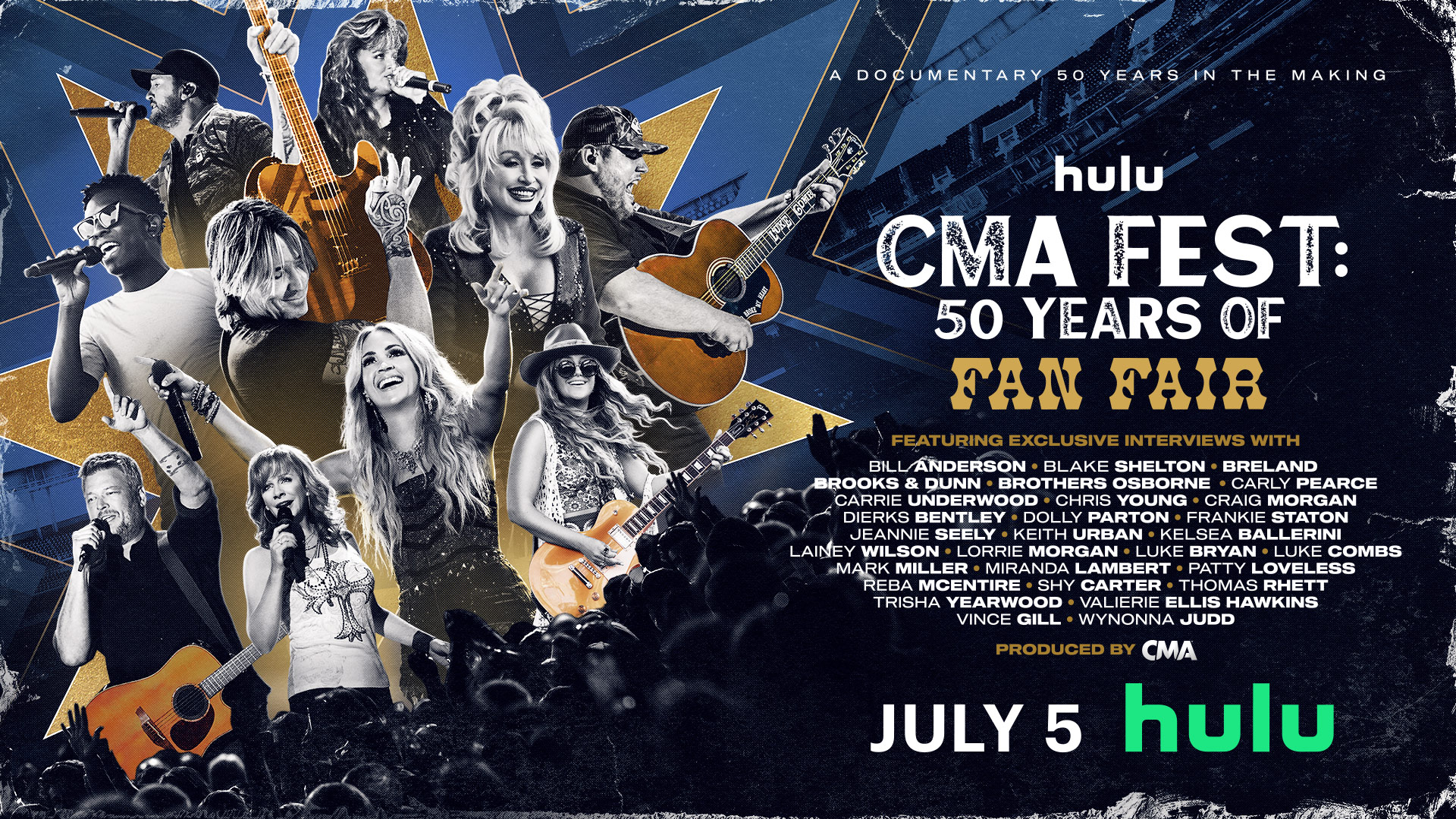 CMA Fest Documentary "50 Years of Fan Fair" to Premiere on Hulu